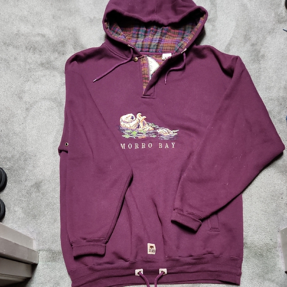 Wine Colored Hoodie
